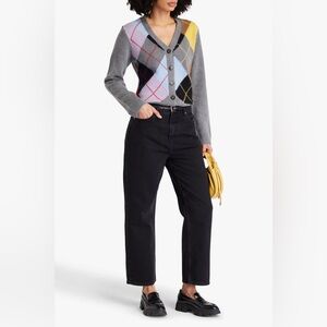 NWT Ganni Cropped Straight Jeans